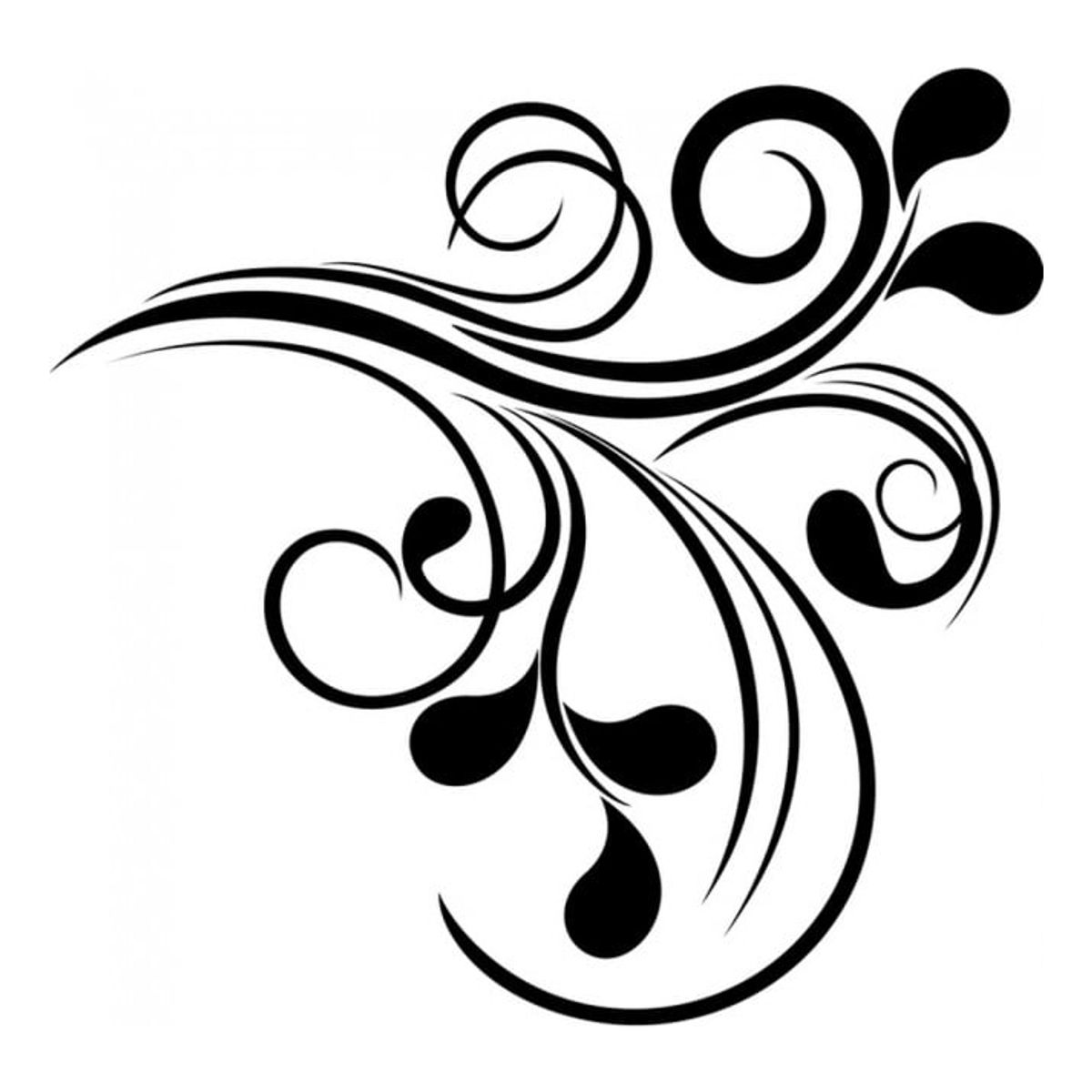 GENERICO - Decomural Swirl Pattern Corner WS-18197