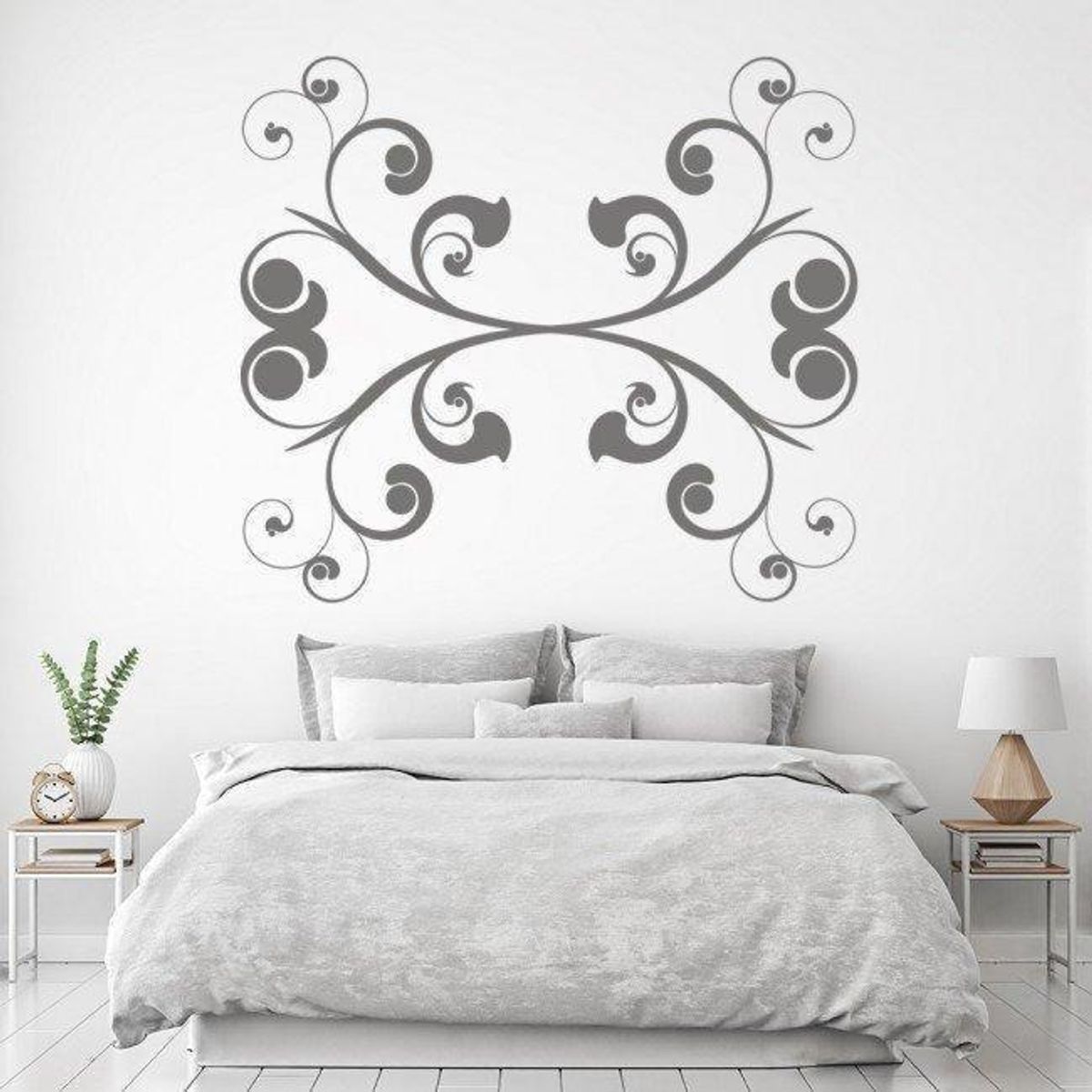 GENERICO - Decomural Embellishment Swirl Headboard WS-18202
