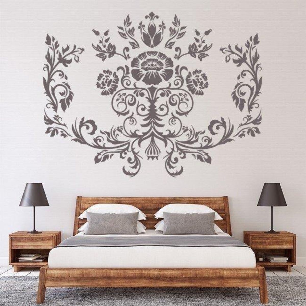 GENERICO - Decomural Thistle Flower Headboard WS-18212
