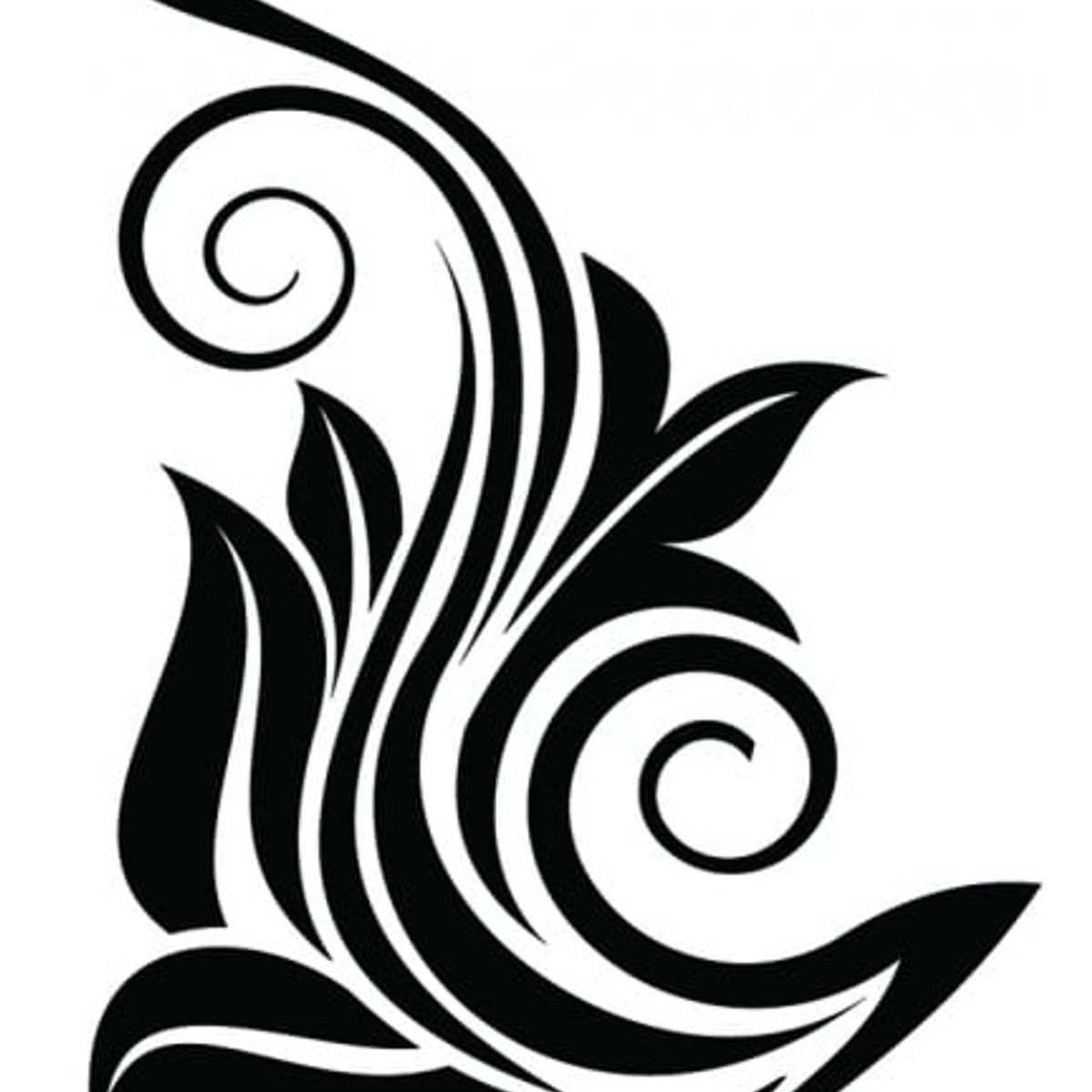 GENERICO - Decomural Spiral Leaves Corner WS-18222