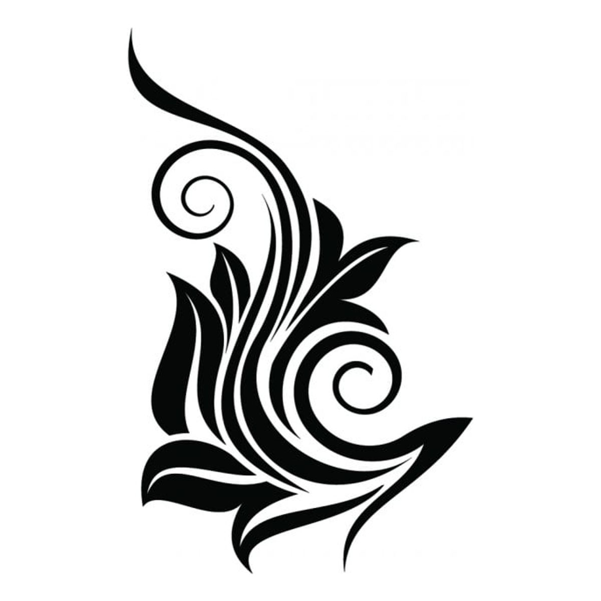 GENERICO - Decomural Spiral Leaves Corner WS-18222