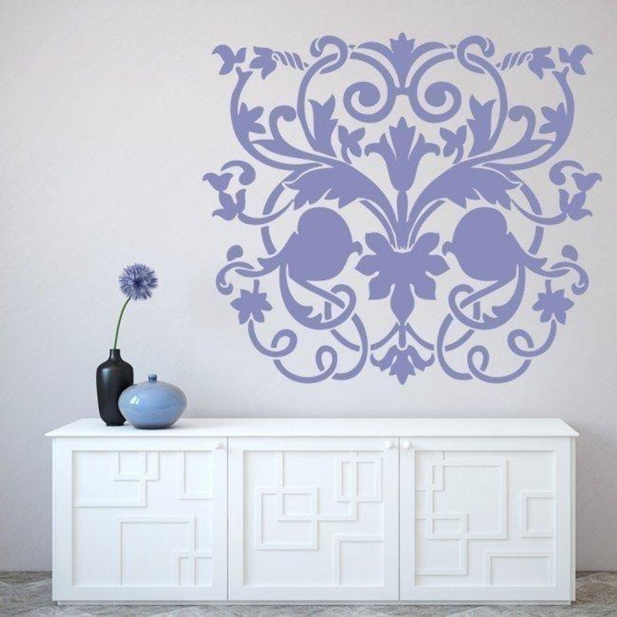 GENERICO - Decomural Regal Floral Headboard WS-18230