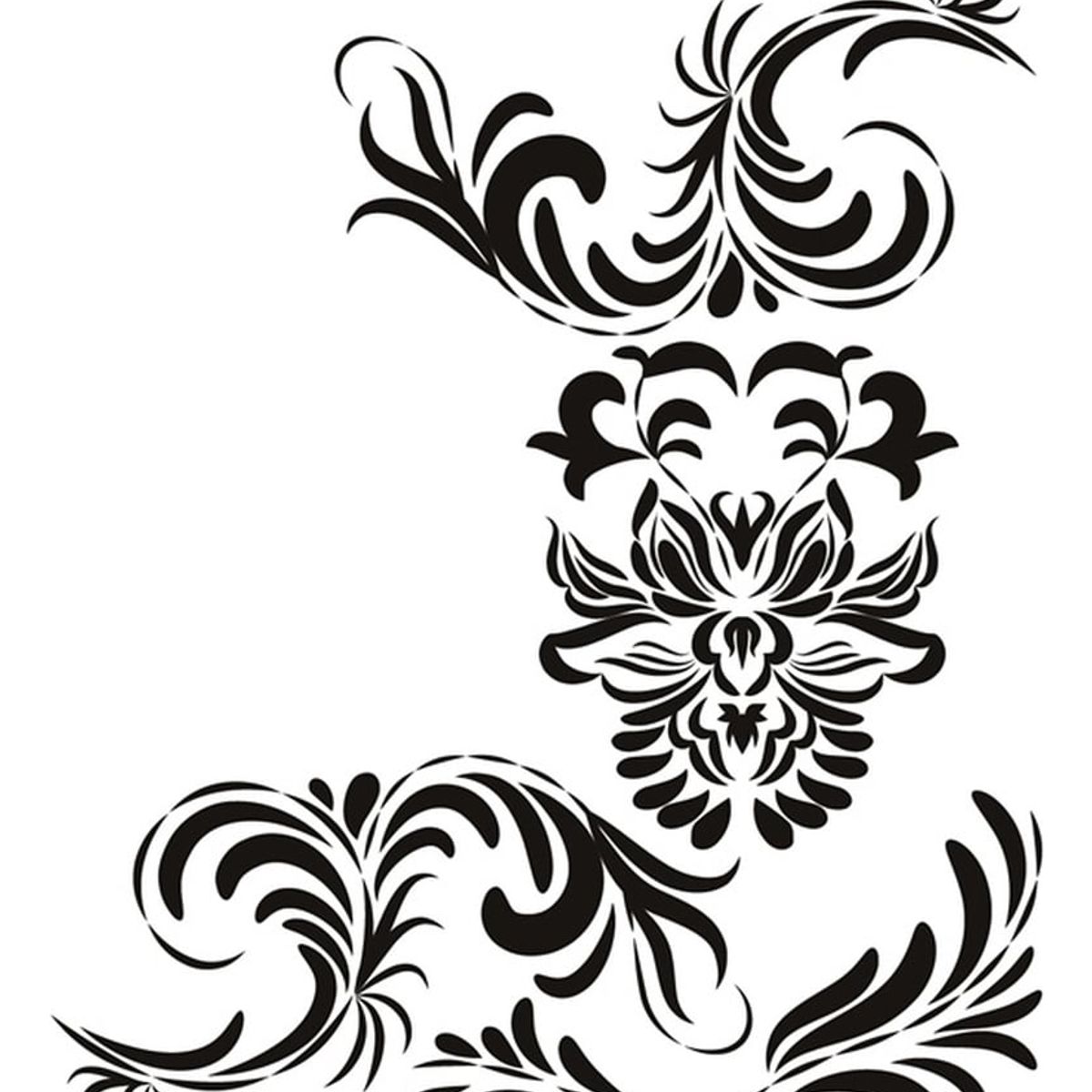 GENERICO - Decomural Floral Design Flower Corner WS-18231