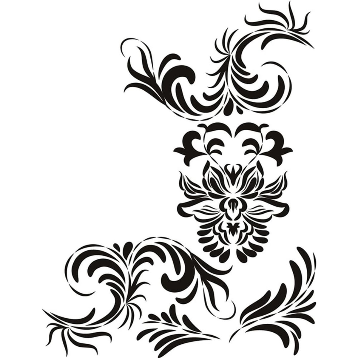 GENERICO - Decomural Floral Design Flower Corner WS-18231