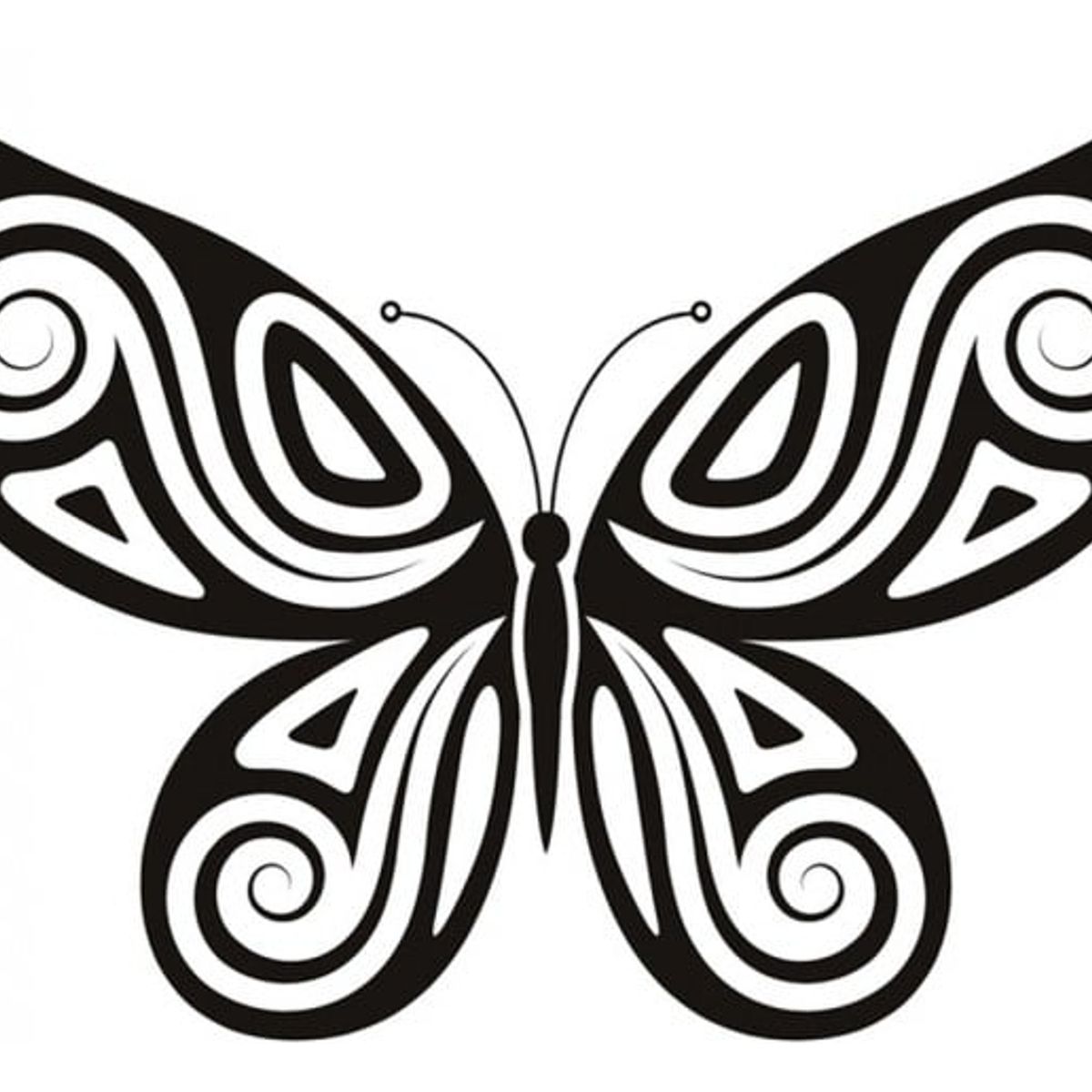 GENERICO - Decomural Butterfly Swirl Butterflies WS-18237