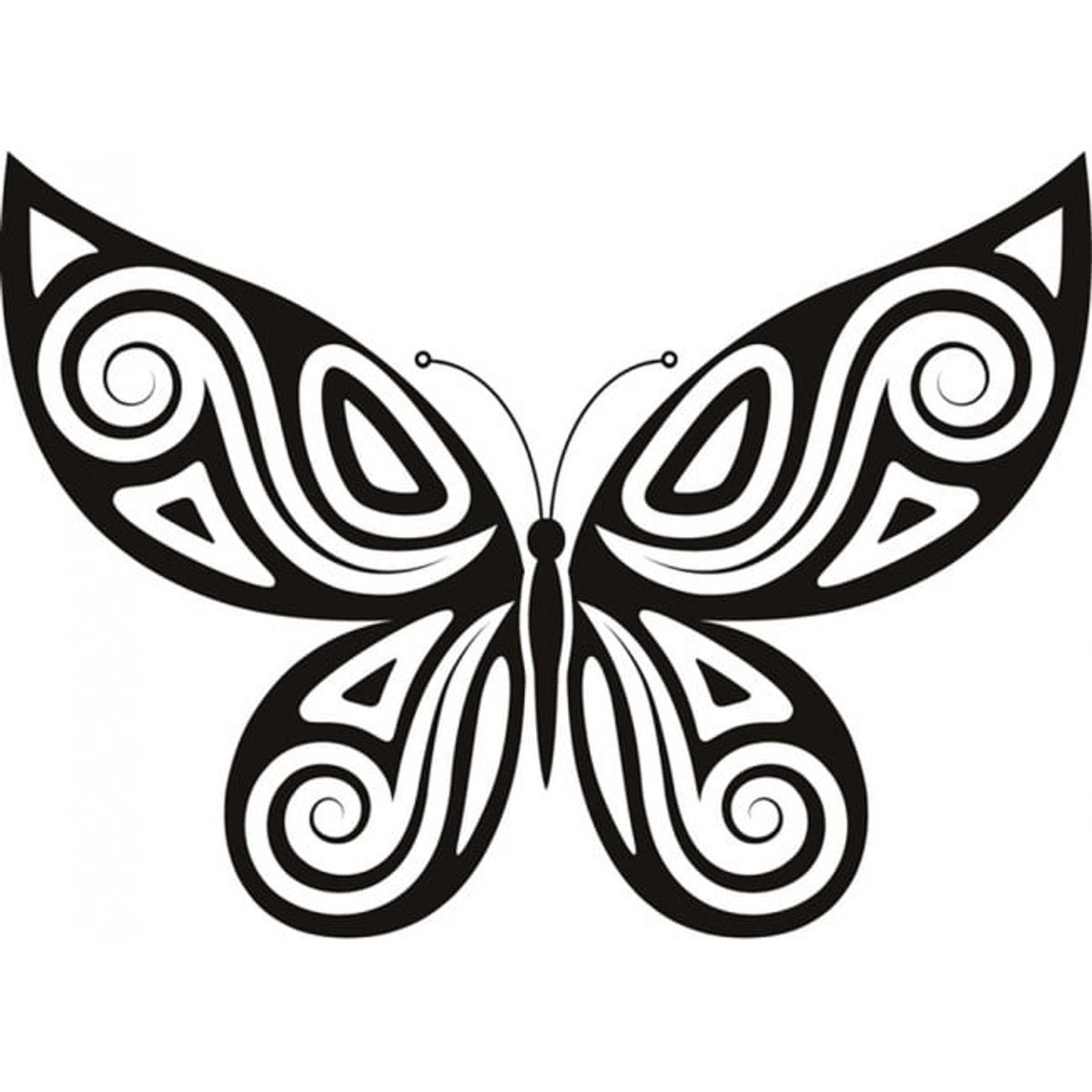 GENERICO - Decomural Butterfly Swirl Butterflies WS-18237