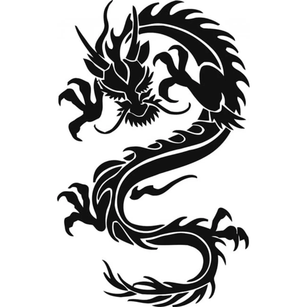 GENERICO - Decomural Chinese Dragon Oriental WS-18243