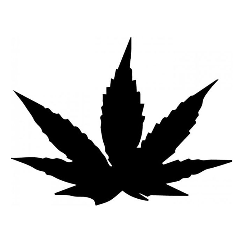 GENERICO - Decomural Cannabis Silhouette Flowers Trees Wal WS-33339