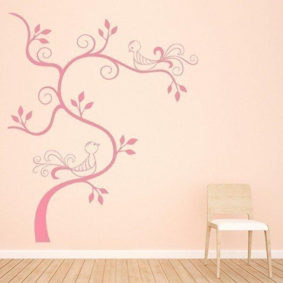 GENERICO - Decomural Birds Swirl Tree WS-18282