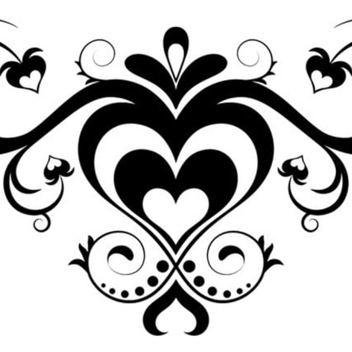GENERICO - Decomural Heart Shaped Headboard Design WS-18283