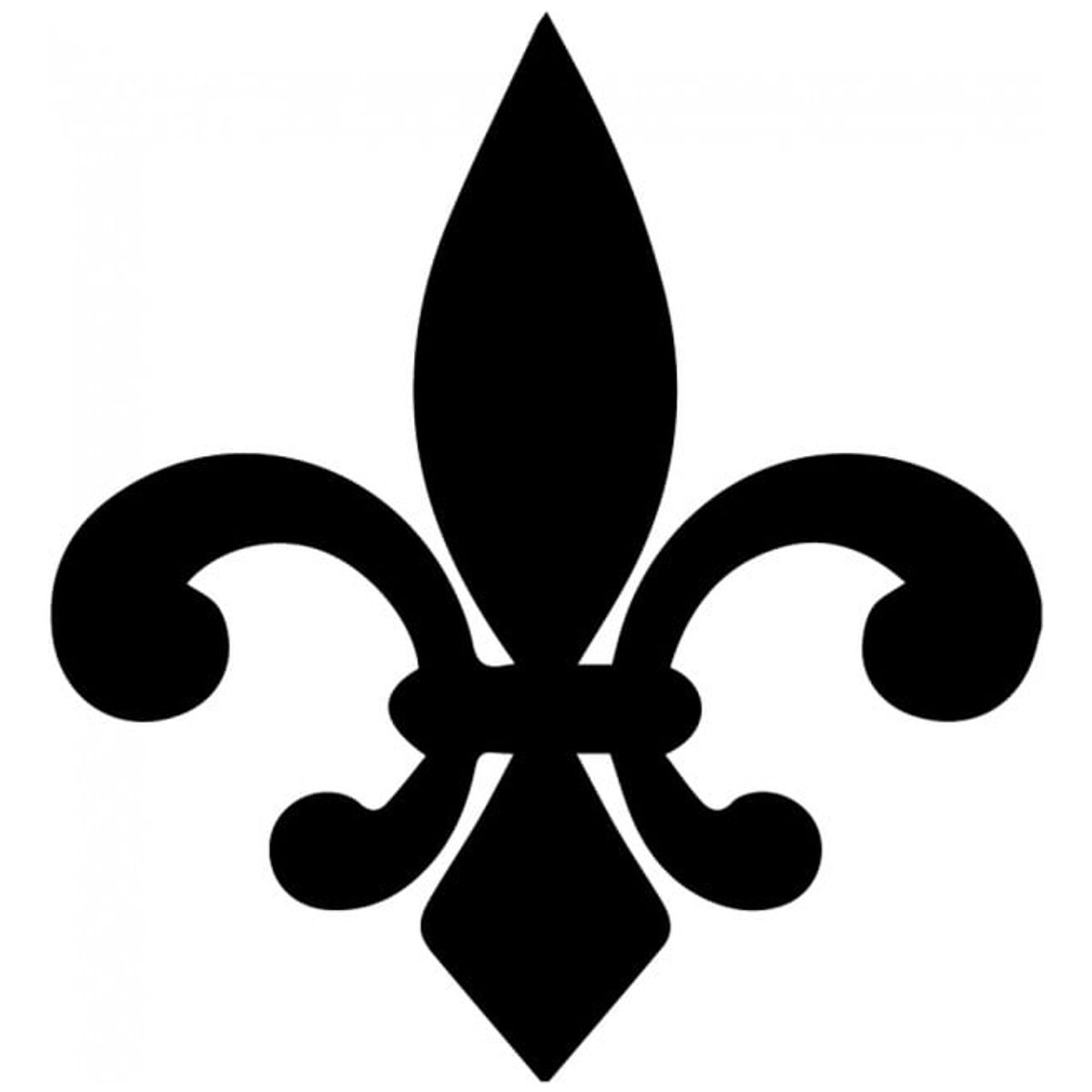 GENERICO - Decomural Fleur De Lis Tile Decorative Flower Pack WS-33353