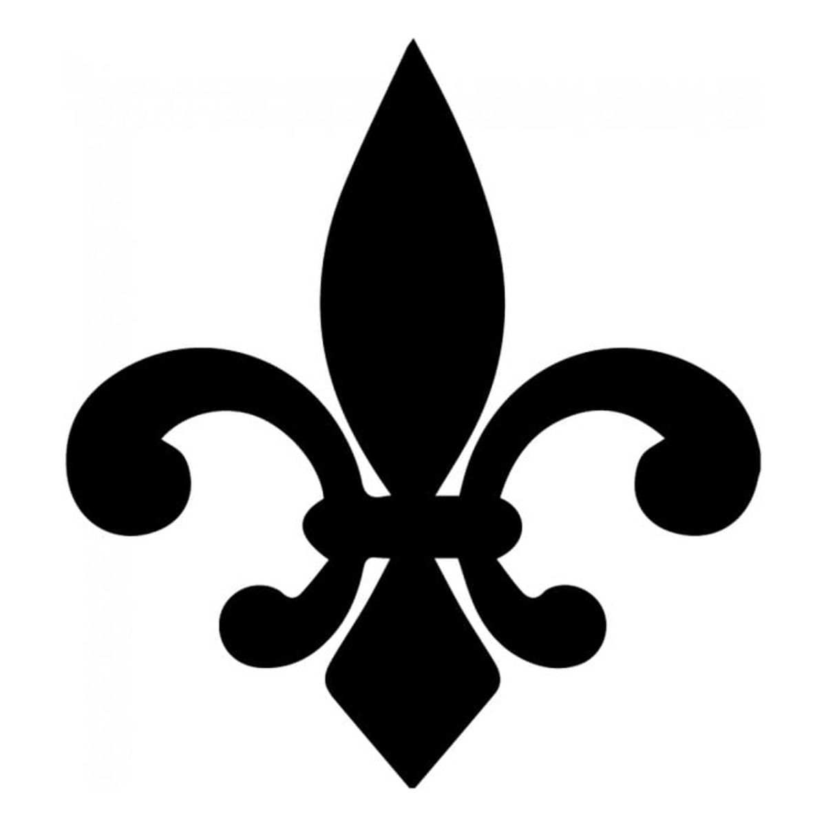 GENERICO - Decomural Fleur De Lis Tile Decorative Flower Pack WS-33353