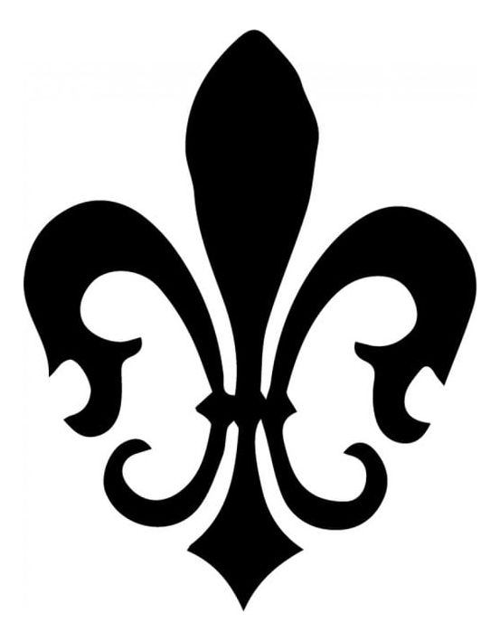 Decomural Fleur De Lis Tile Decorative Floral Pack WS-33355