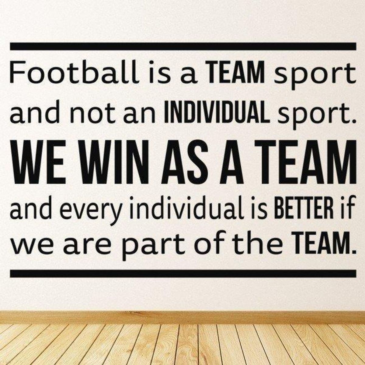 GENERICO - Decomural Football Team Win Sports WS-43027