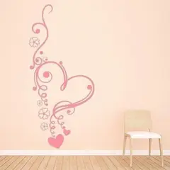 GENERICO - Decomural Heart Shaped Love Heart WS-18292