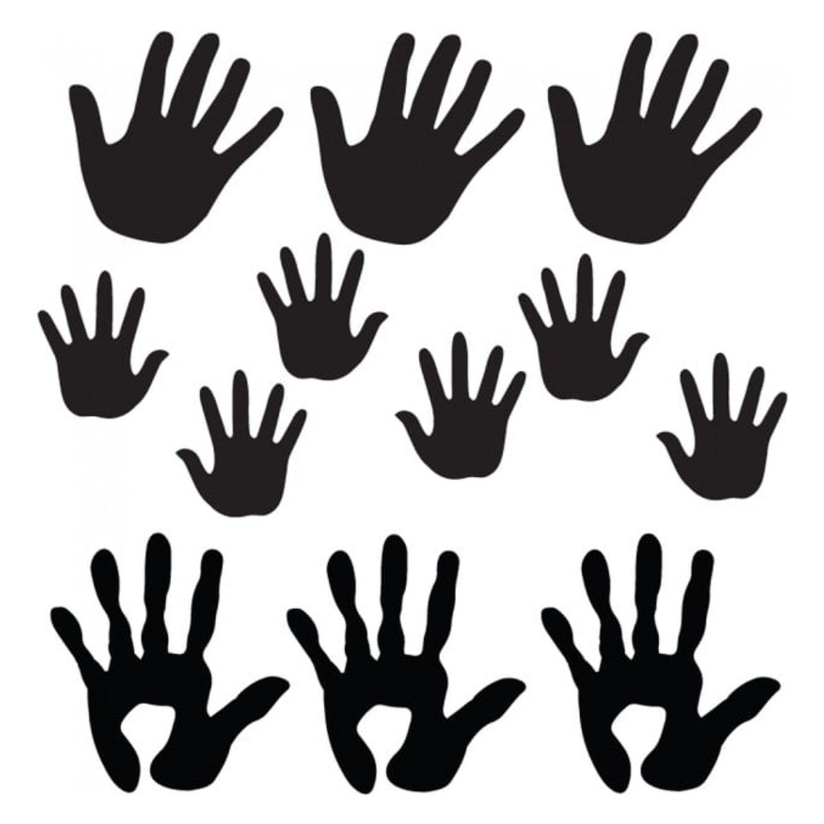 GENERICO - Decomural Hand Print School Nursery Set WS-33361