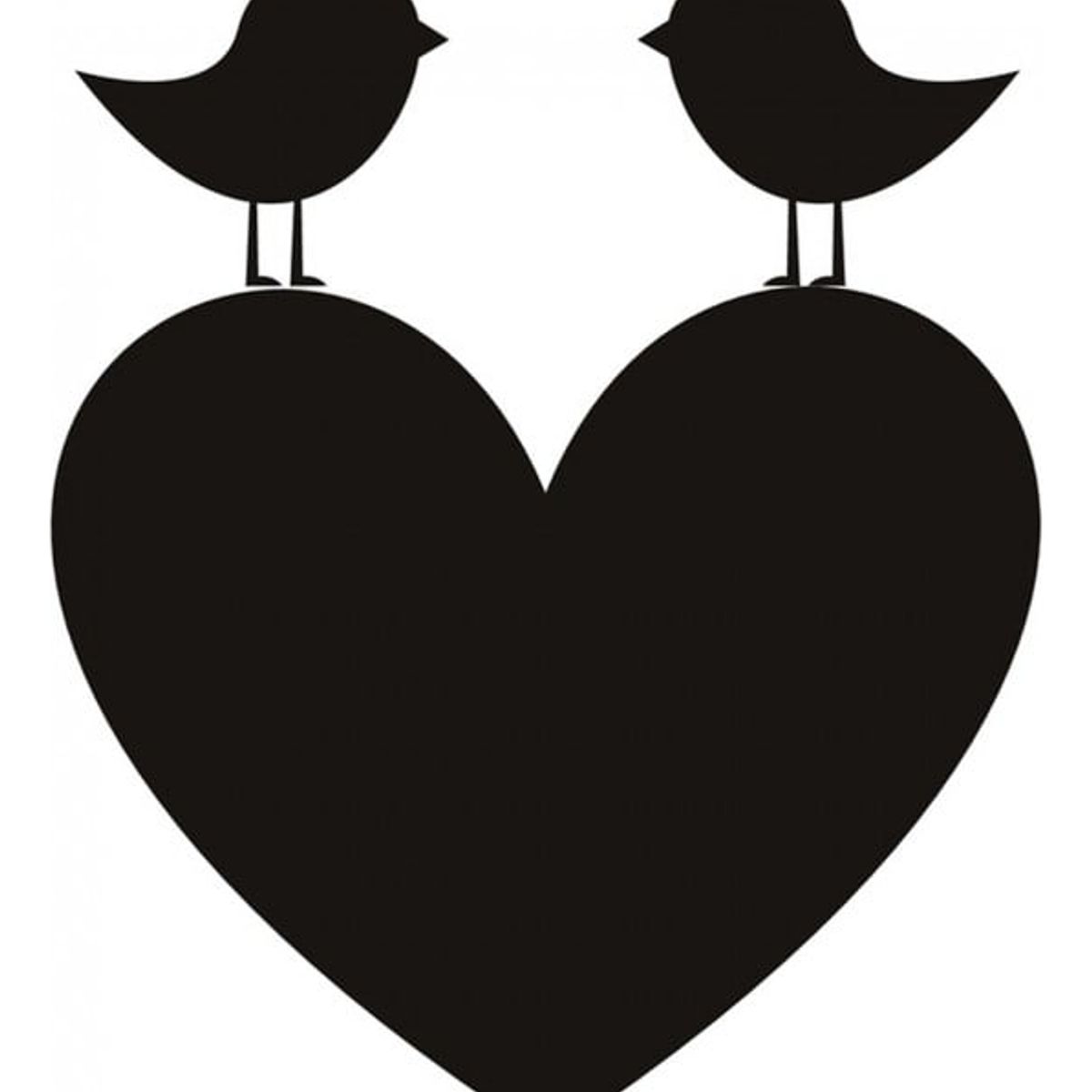 GENERICO - Decomural Love Birds Heart WS-18294