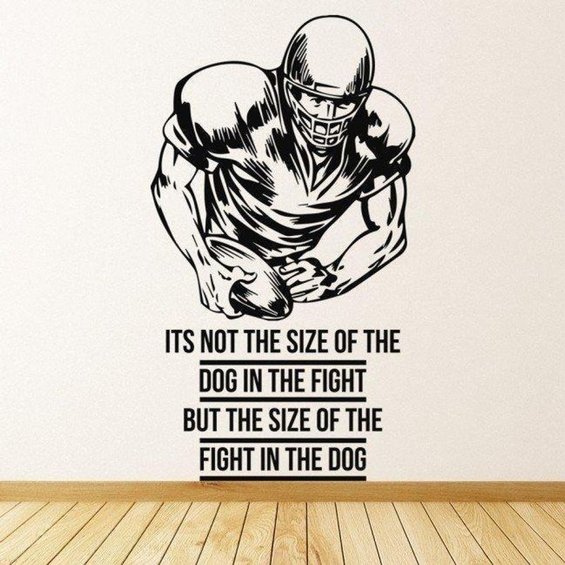 GENERICO - Decomural Fight Of The Dog American Football WS-43037