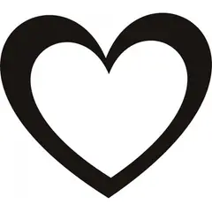 GENERICO - Decomural Simple Heart Love Heart WS-18300