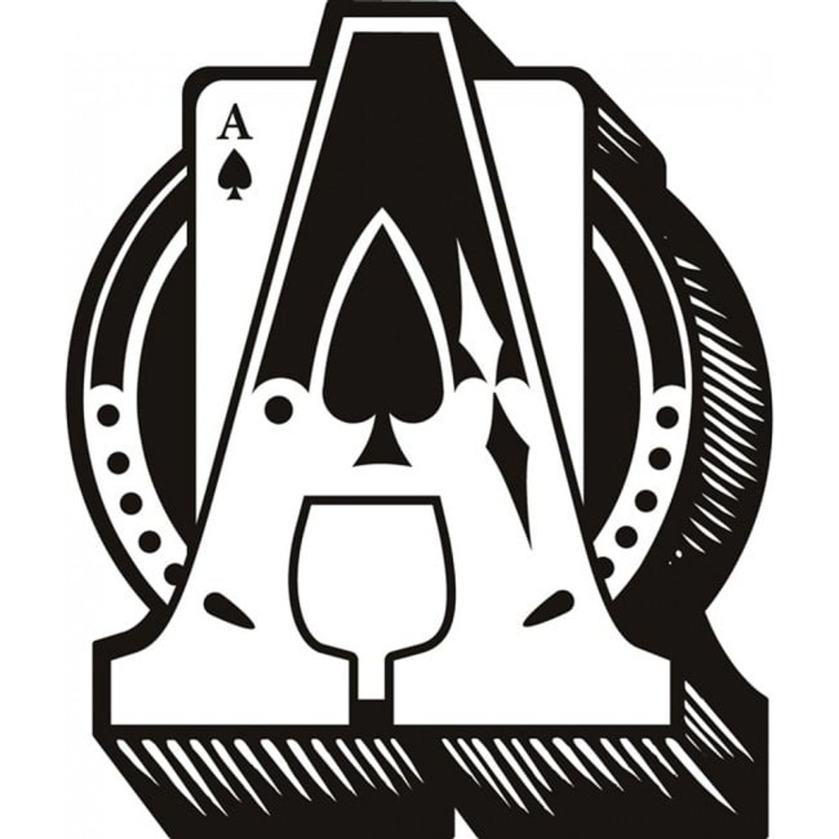 GENERICO - Decomural Ace Of Spades Design Card Game WS-18305