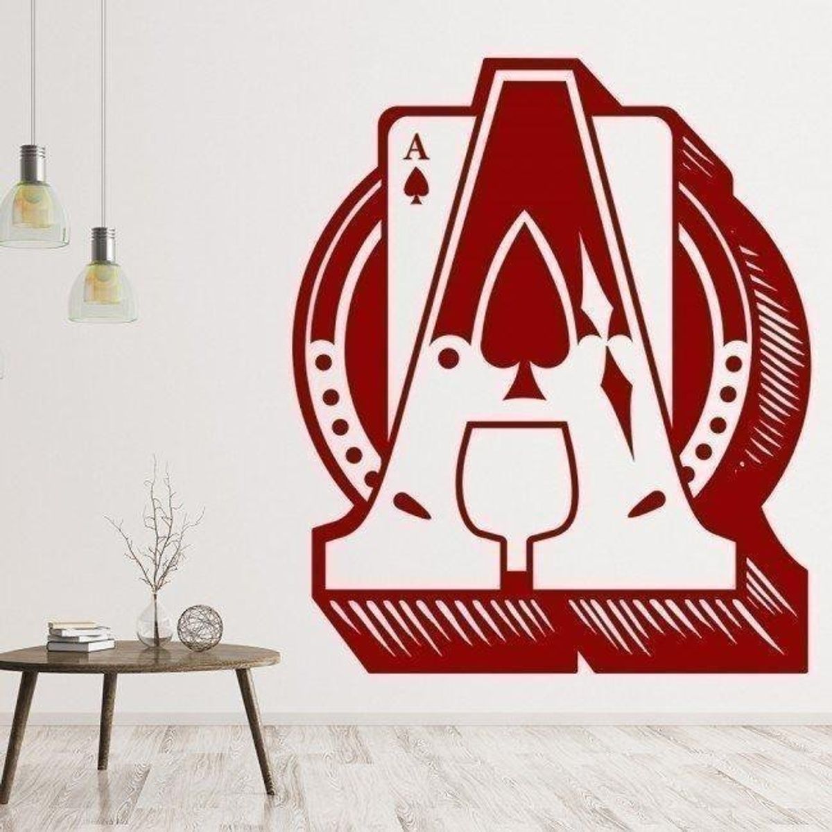 GENERICO - Decomural Ace Of Spades Design Card Game WS-18305