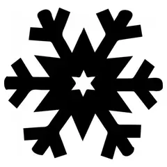 GENERICO - Decomural Star Snowflake Christmas Decoration Pack WS-33381
