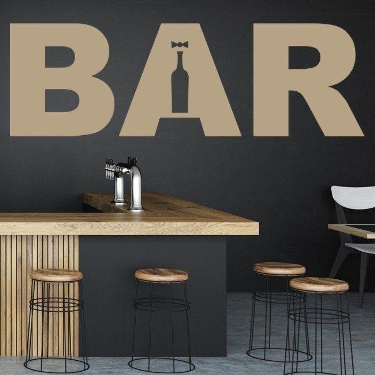 GENERICO - Decomural Bar Sign Kitchen WS-18313