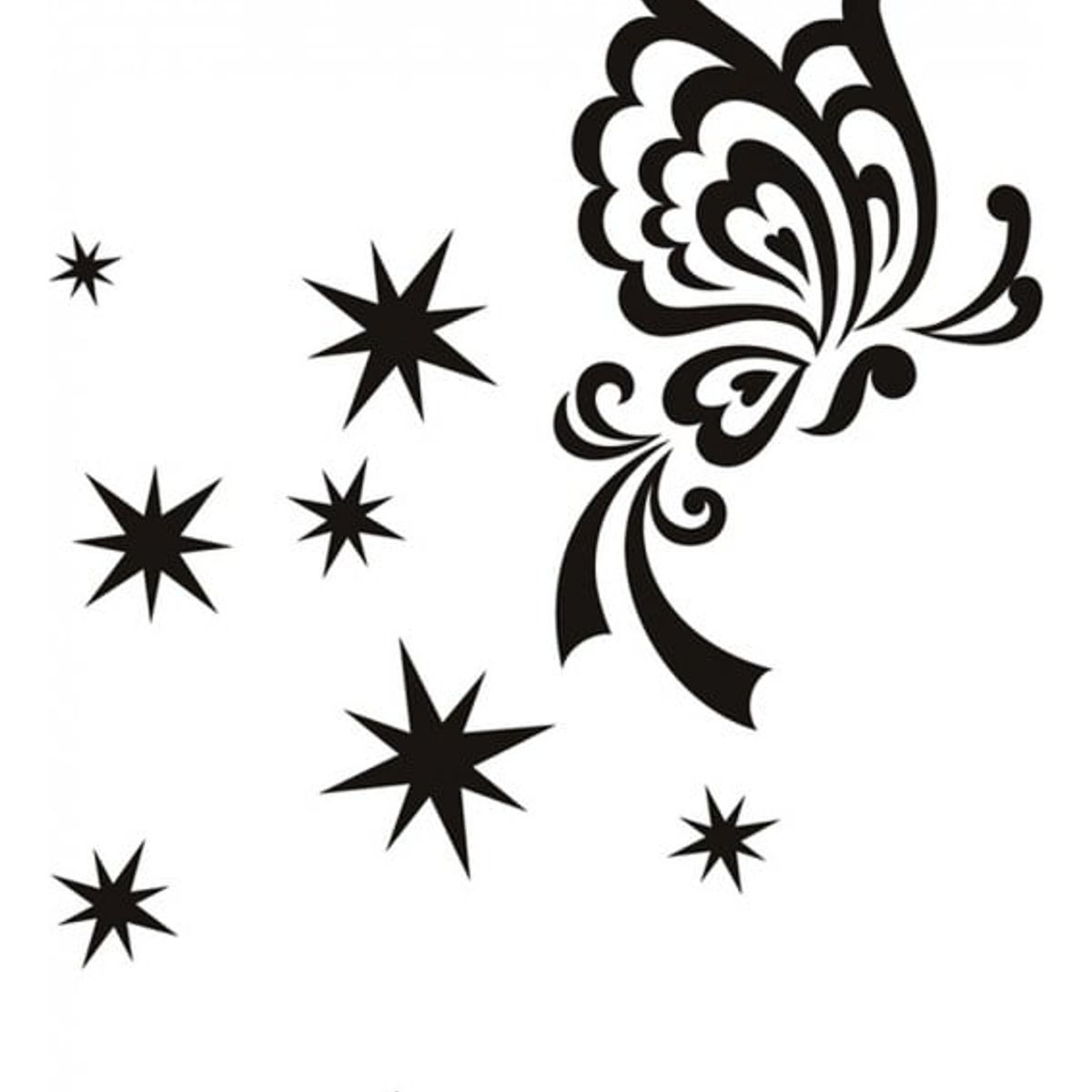 GENERICO - Decomural Stars Butterfly Butterflies WS-18317