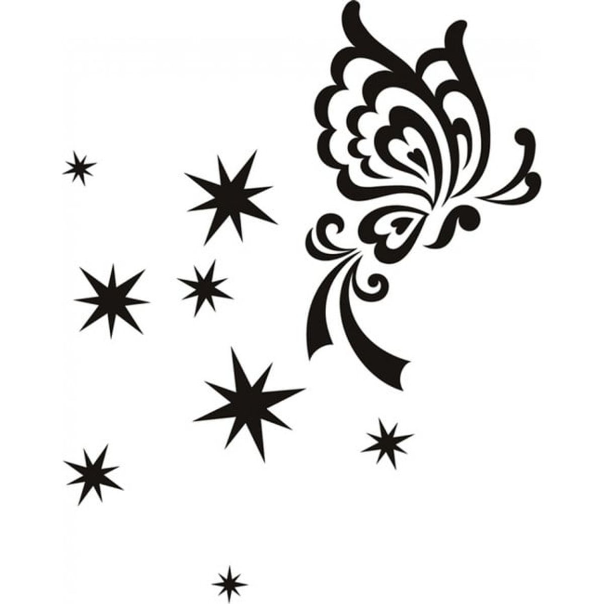 GENERICO - Decomural Stars Butterfly Butterflies WS-18317