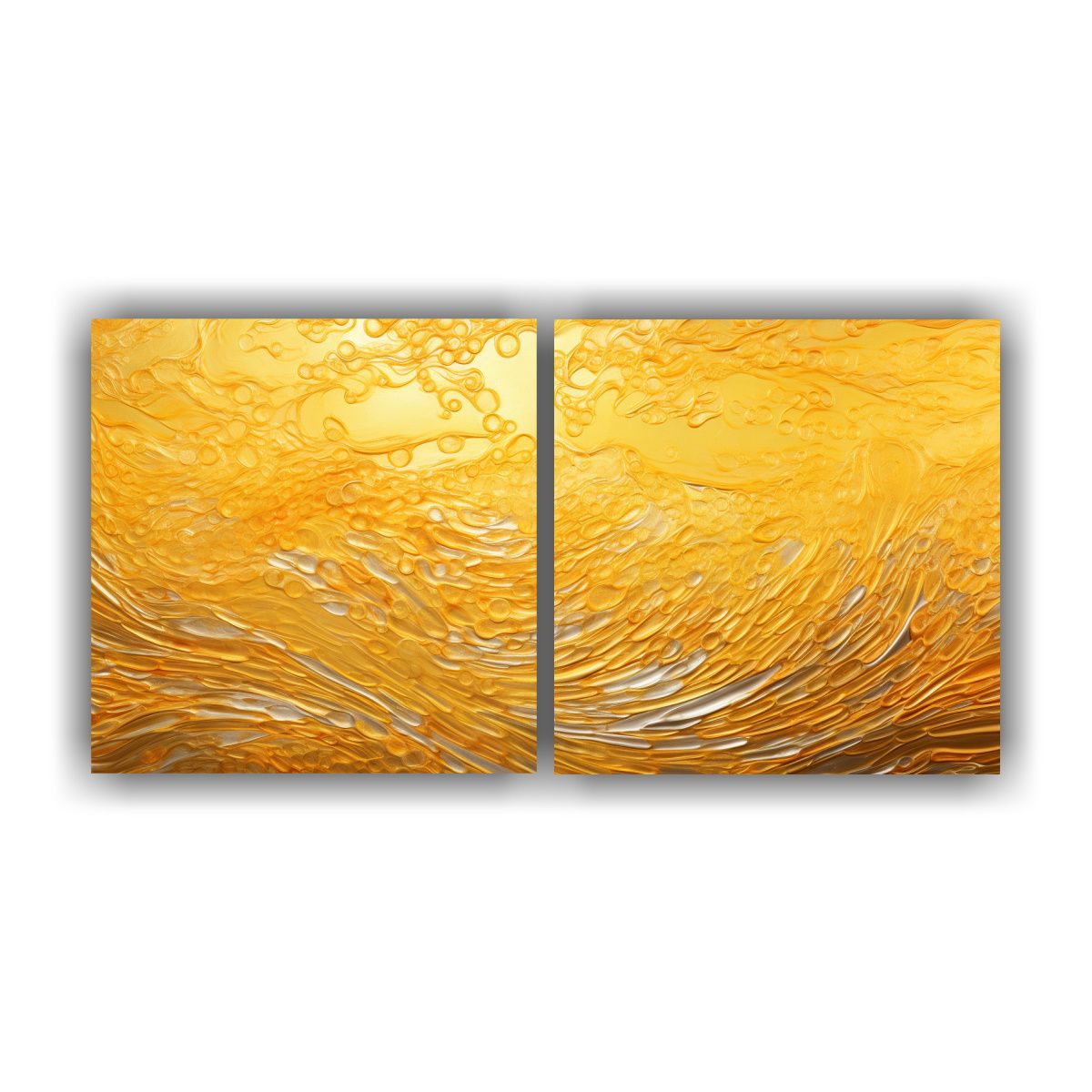 GENERICO - Dos Composiciones Movimiento Pop Art Estilo 140x70 Cm