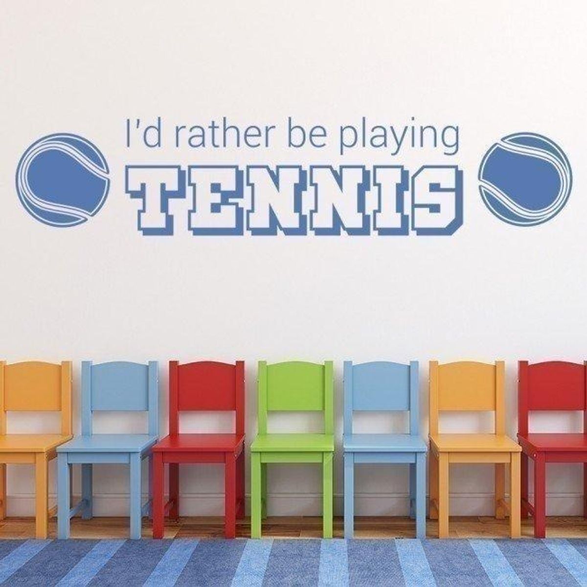 GENERICO - Decomural Id Rather Be Playing Tennis Tennis WS-43052