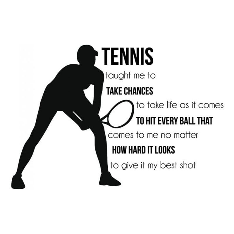 GENERICO - Decomural Take Chances Tennis WS-43058