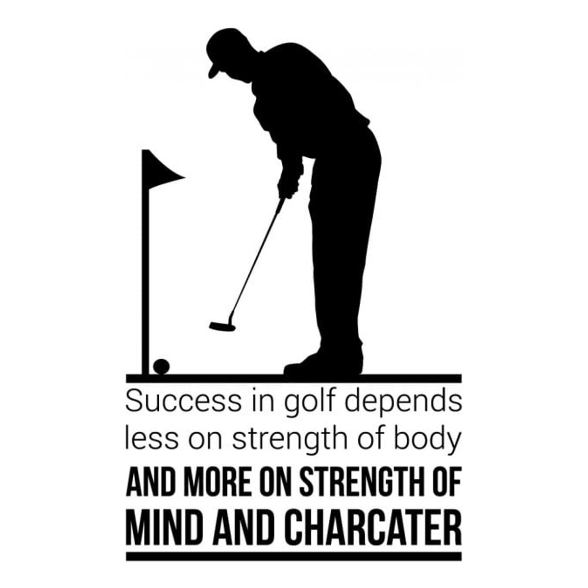 GENERICO - Decomural Mind And Character Golf WS-43060