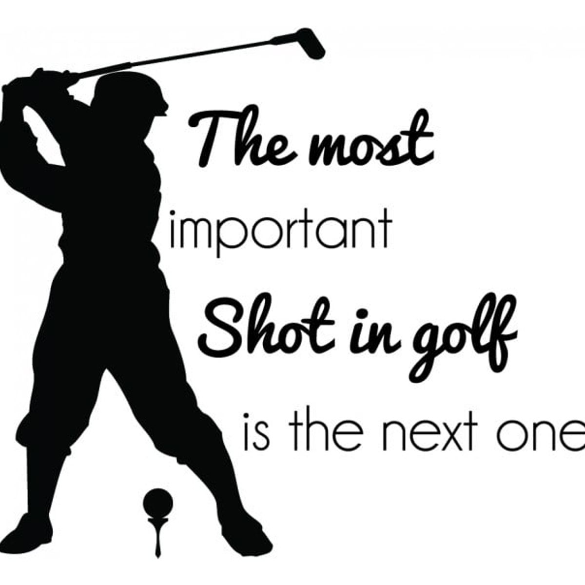 GENERICO - Decomural The Most Important Shot Golf WS-43062