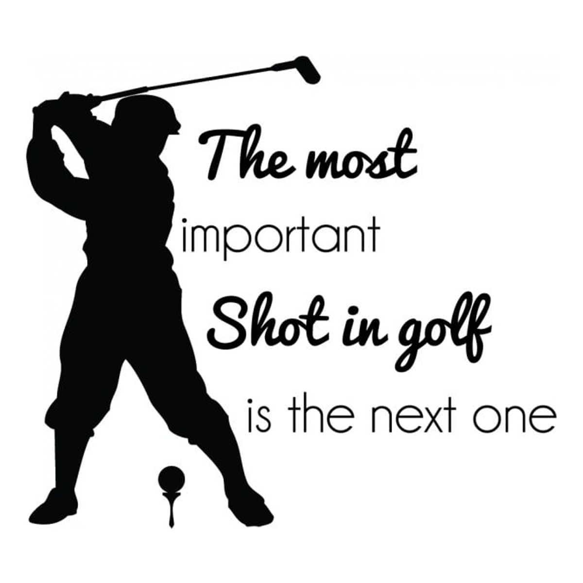 GENERICO - Decomural The Most Important Shot Golf WS-43062