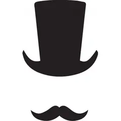 GENERICO - Decomural Top Hat Moustache Pack WS-33398