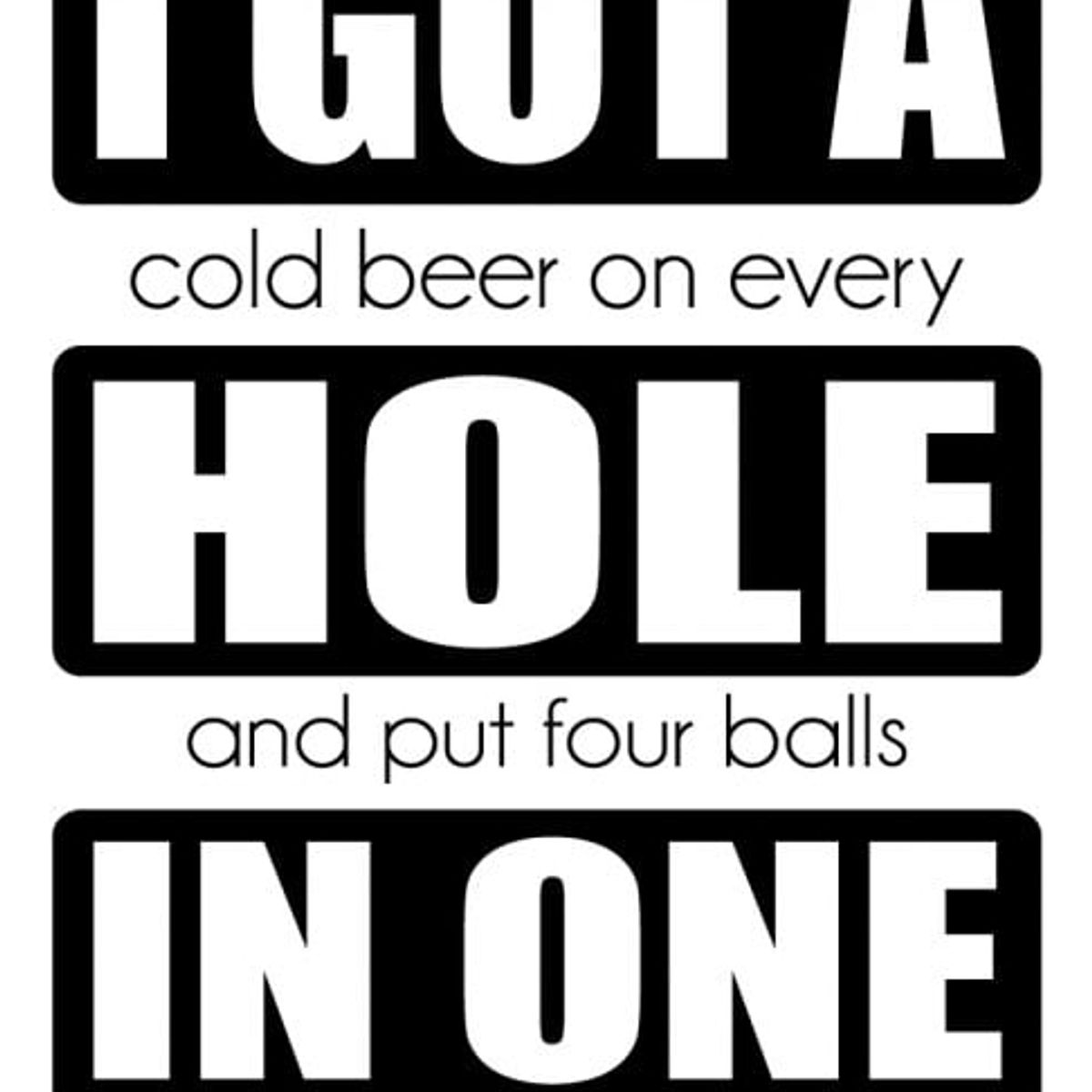 GENERICO - Decomural Hole In One Fun Golf WS-43065