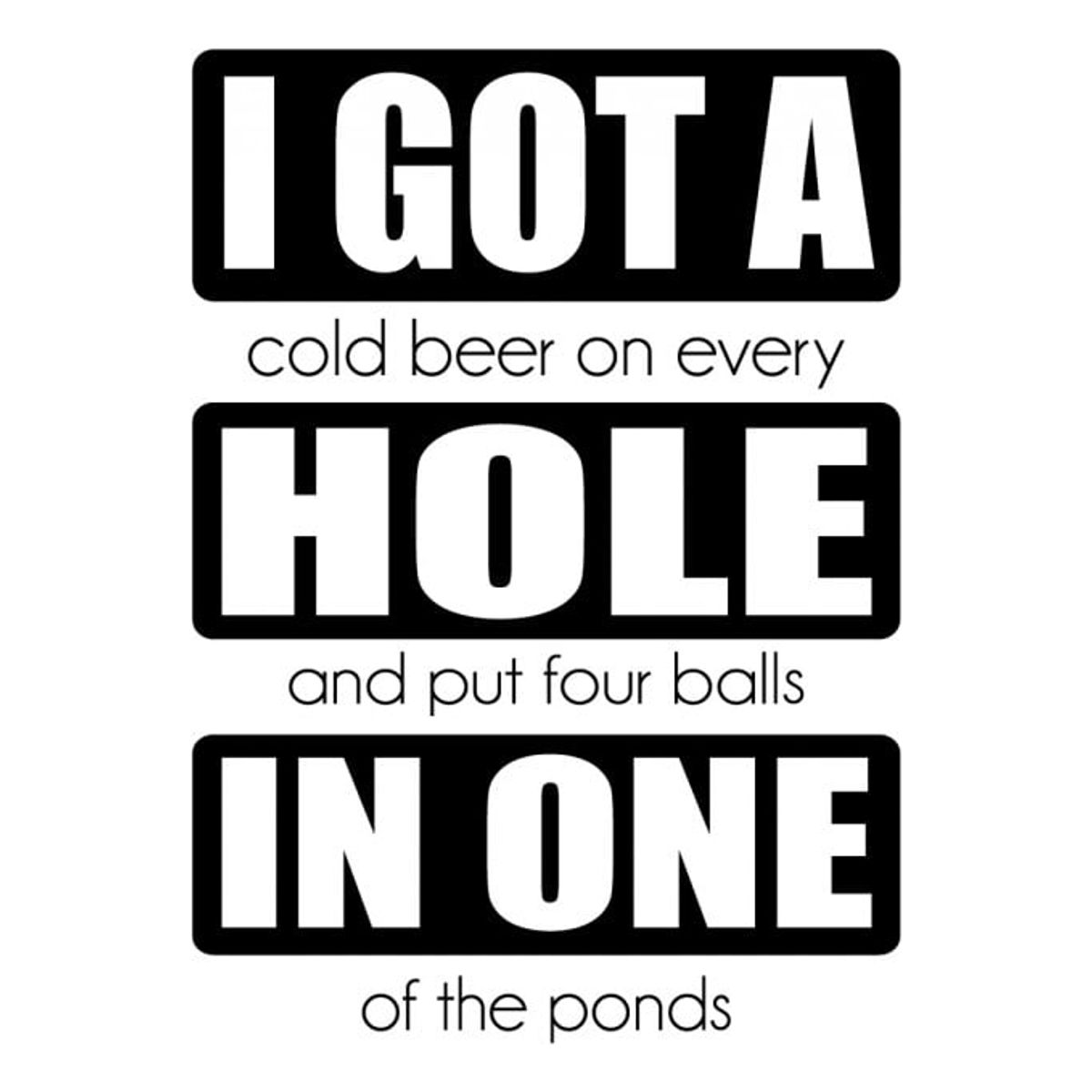 GENERICO - Decomural Hole In One Fun Golf WS-43065