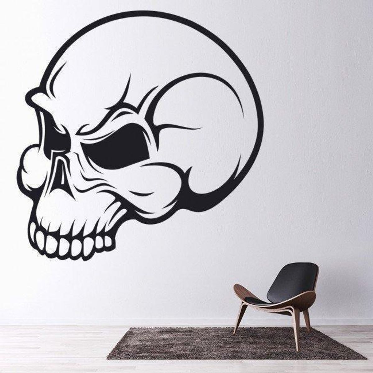 GENERICO - Decomural Evil Skull Halloween WS-18337