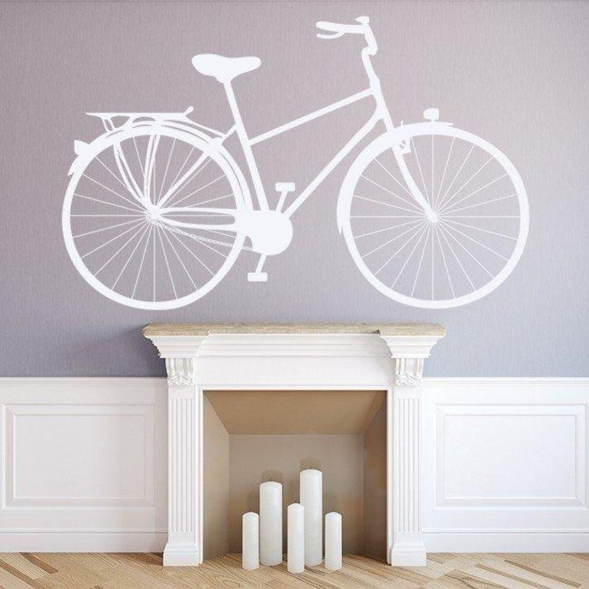 GENERICO - Decomural Classic Pedal Bike Retro Bicycle WS-18340