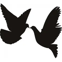 GENERICO - Decomural Doves Birds WS-18350