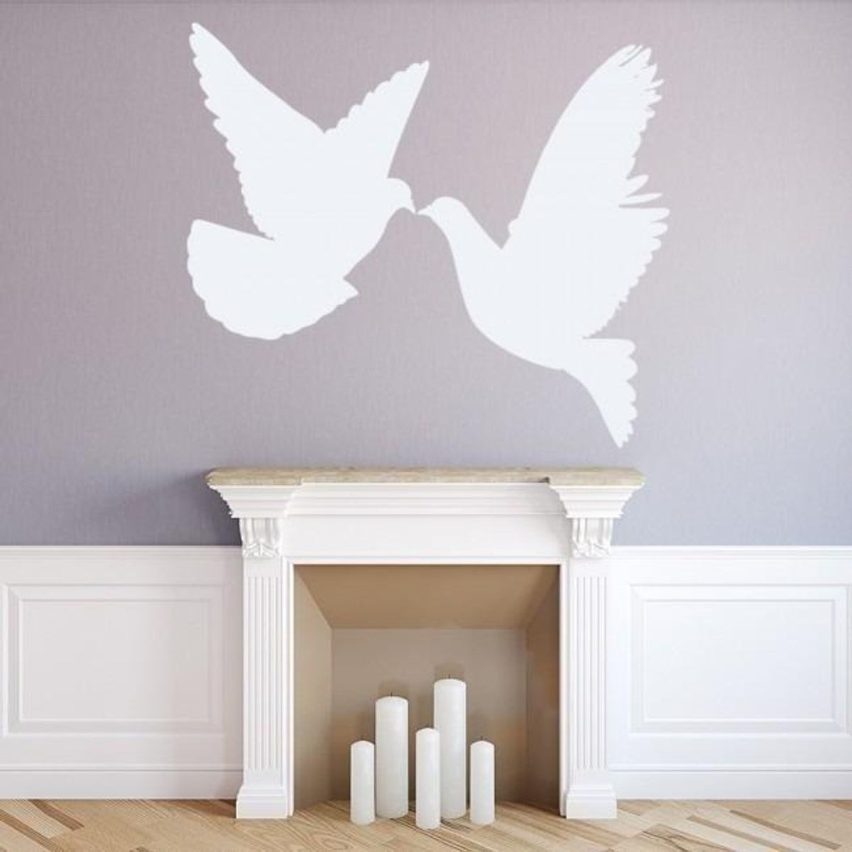 GENERICO - Decomural Doves Birds WS-18350