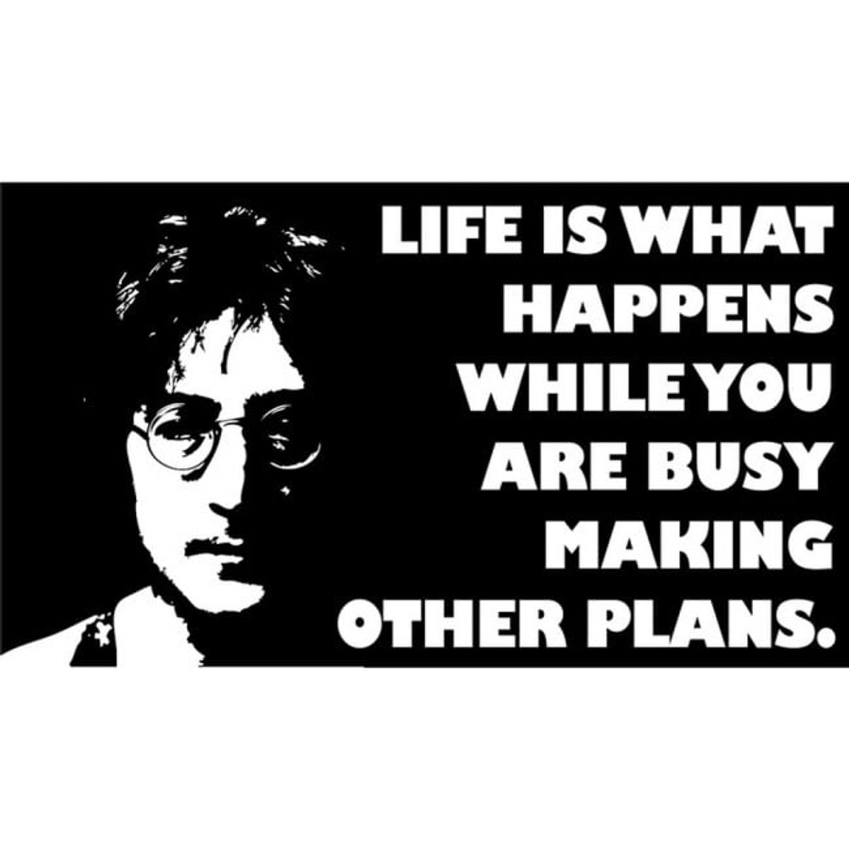 GENERICO - Decomural Life Is What Happens John Lennon WS-19674