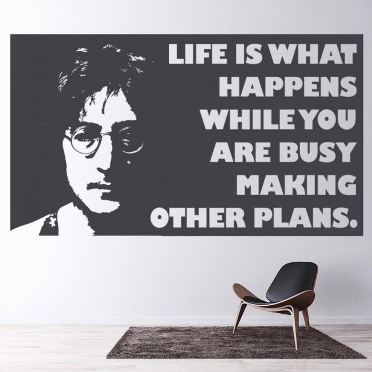 GENERICO - Decomural Life Is What Happens John Lennon WS-19674