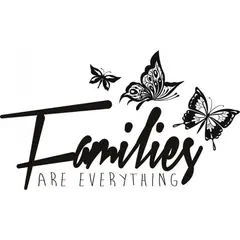 GENERICO - Decomural Families Are Everything Butterfly WS-19679