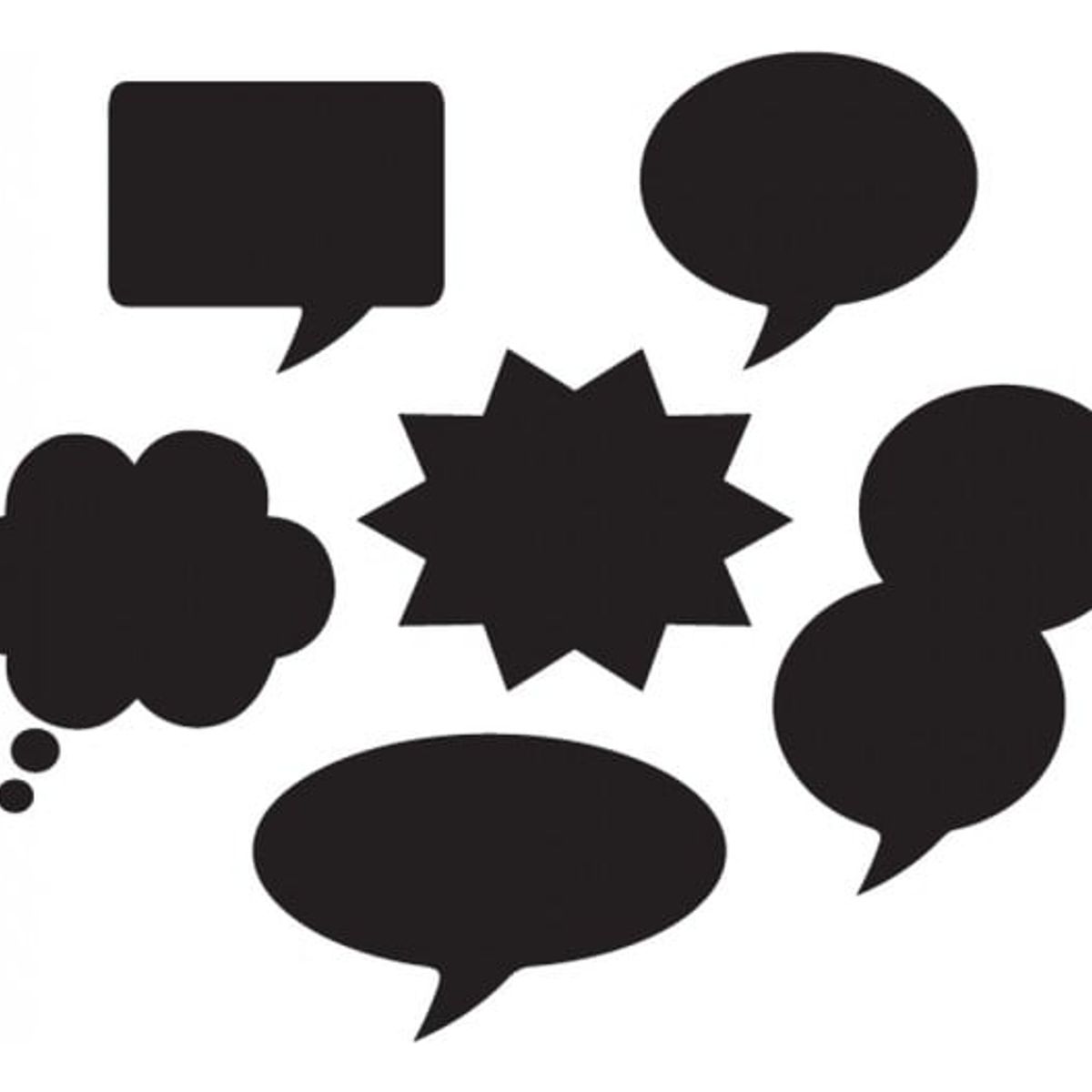 GENERICO - Decomural Speech Bubble Comic Book Set WS-33411