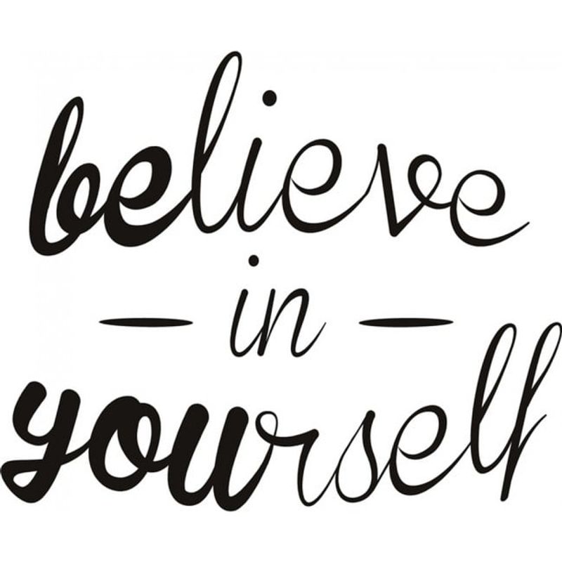 GENERICO - Decomural Believe In Yourself Inspirational WS-19682