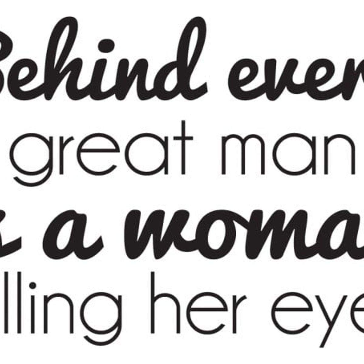 GENERICO - Decomural Behind Every Man Funny WS-43073