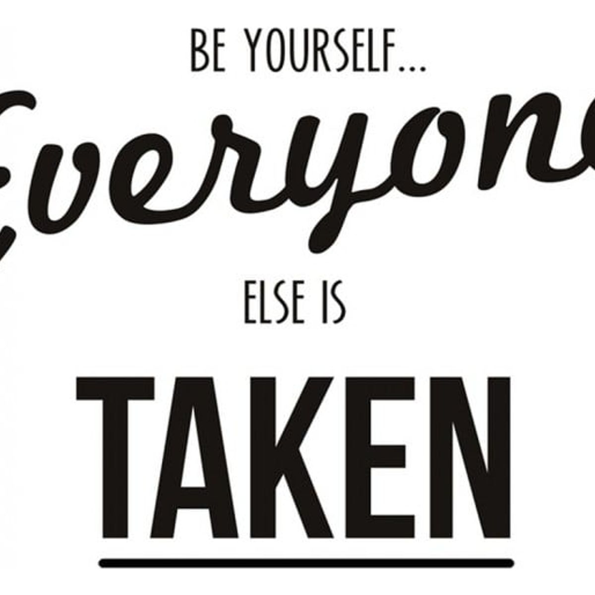 GENERICO - Decomural Be Yourself Inspirational WS-19688