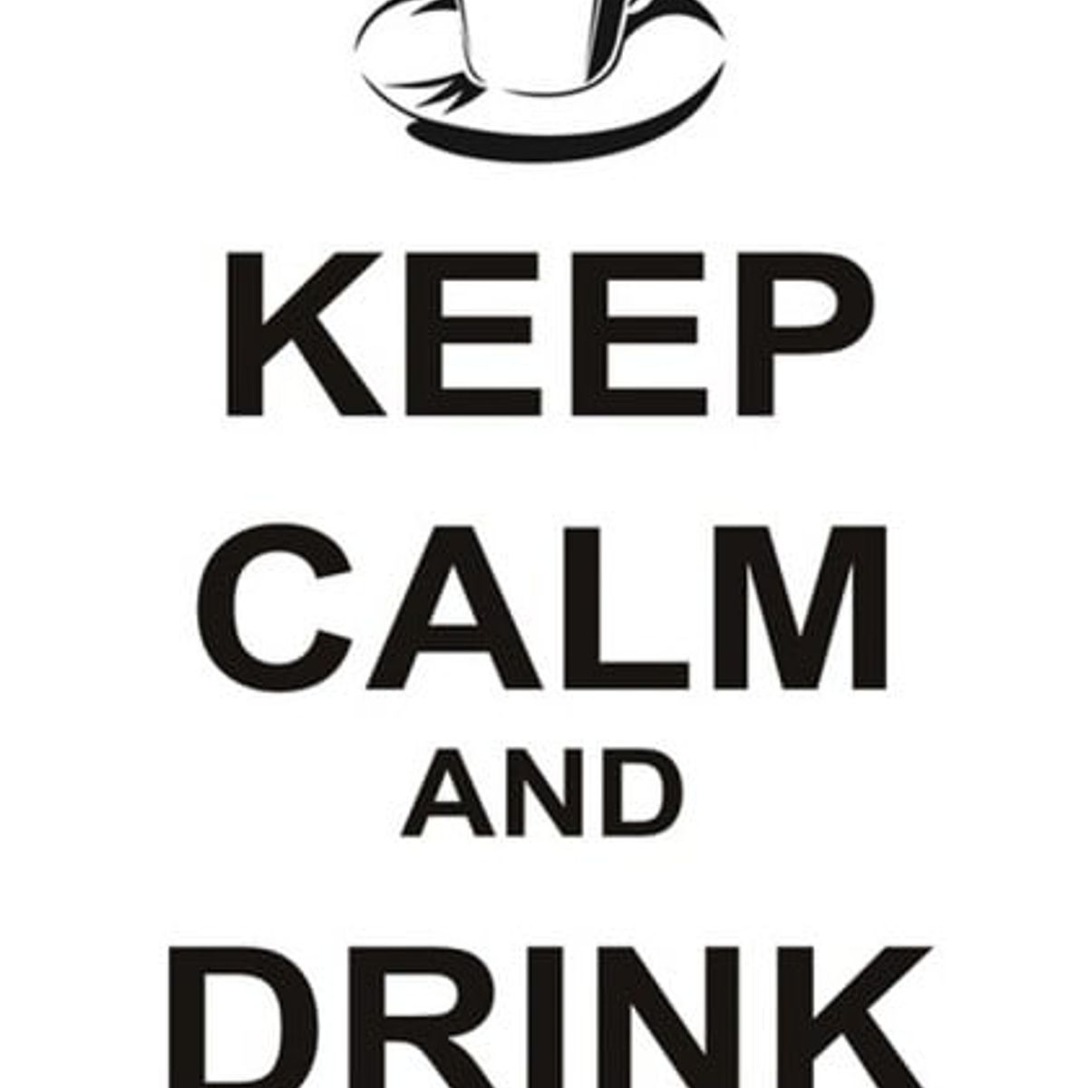 GENERICO - Decomural Keep Calm Drink Coffee Kitchen WS-19691